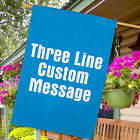 Personalized You Name It House Flag